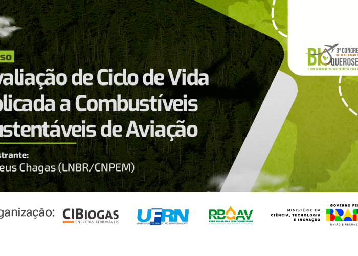 Curso sobre Avaliação de Ciclo de Vida de Combustíveis Sustentáveis de Aviação